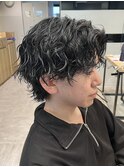 STYLE藤沢メンズカットセンターパートツイストスパイラルパーマ