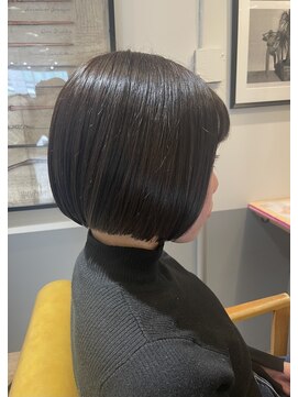 ヘアーワークス ヘルム 渋谷店(HAIR WORKS HELM) 【HELM渋谷】顎下ボブ