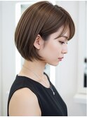 本八幡/ショート/ボブ/顔周り/前髪/白髪ぼかし/ハイライト