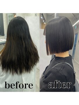 ヘアサロン ドットプラス 町田店(dot. plus) イメチェン/ストレートボブ/外ハネボブ/ワイドバング/町田