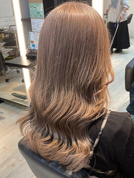 インク サカエ(inq sakae) ブリーチ/髪質改善/ミルクティーグレージュ