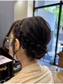 【ヘアセット】ホワイトグレージュ/ミニウルフ/中島/鎌取
