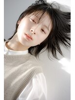 ヘアメイク エイト キリシマ(hair make No.8 kirishima)&nbsp;シースルーバングxシュートウルフ
