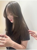 オリーブベージュ ブリーチなしダブルカラー 夏カラー HR-133