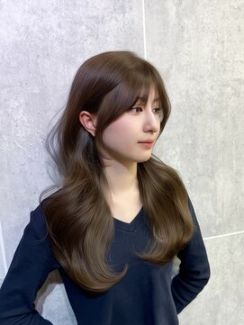 アマトウキョウスマートサロン(AMA TOKYO×Smart Salon) 韓国ヘア　2wayバング  レイヤーカット くびれヘア  顔周り