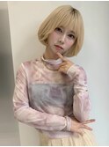 レイヤーボブ ボブ レイヤーカット ミディアムボブ レイヤー