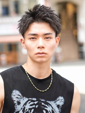リップス 横浜(LIPPS) ソフトツイストアップバング/刈り上げ/ツイスパ/短髪/メンズ