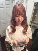 ラベンダーピンク/レイヤースタイル/渋谷美容室