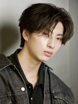 ルーシー 渋谷(LUCEY)&nbsp;センターパートフェザーパーマシャドウパーマメンズパーマ