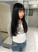 レイヤーカット／ダークブラウン
