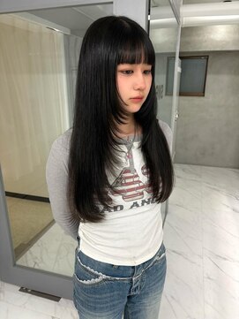 スウィープ(sweep) レイヤーカット/ダークブラウン