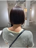 ショートボブ髪質改善インナーカラー縮毛矯正レイヤー30代40代