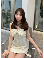 ラル 立川南口(lar)&nbsp;ミナ3_黒髪小顔オリーブグレーココアベージュクラゲヘアー