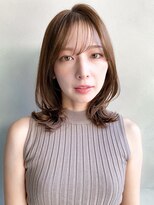 リヤン 表参道(lyann) 艶感うる艶髪外ハネボブモテ髪シースルーバングワンカール