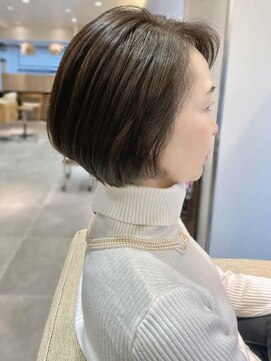 フリップビーアヴェダ(FLIP B AVEDA) 本八幡×ショートボブ×大人女性×オーガニックカラー