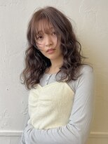 テンバイシオミエイチ(10 by shiomi H)&nbsp;ラベンダーベージュ/ウェーブ/顔まわりレイヤー