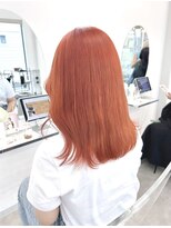 フウ(fuh)&nbsp;オレンジカラー/ハイトーン/ブリーチ/ブリーチカラー/学割/福岡