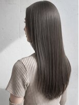 ルノヘアー(Lunohair)&nbsp;韓国風×秋カラー◎透明感レイヤーロング/前髪ありイメチェン