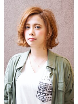 ブラッソヘア(brasso HAIR) ボブ×シナモンアッシュ