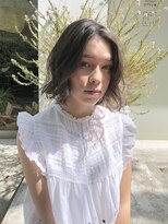 モホーク(MOHAWK)&nbsp;【MOAHWK中目黒】シアーグレージュ × 切りっぱなしボブ