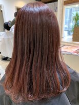 ティアラ 桜木町(TIARA) ブリーチなしナチュラルグラデーション★赤