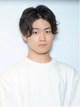 ワンワンオー バーバーショップ 博多店(@110 BARBER SHOP) ナチュラルセンターパート