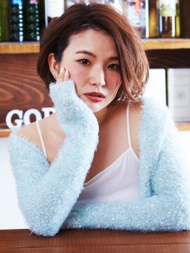 フラミューム 関内店(flammeum) ショートボブで魅せる☆おフェロパーマスタイル【関内 馬車道】