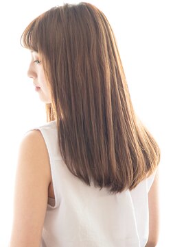 ヘアーサロン ラフリジー(Loufreasy) やわらかナチュラルストレートの重めスタイル♪