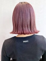 アイティー バイ アルバム 中野店(IT by ALBUM) バイオレットボブ_ウェーブパーマフォギーベージュ_ba279783