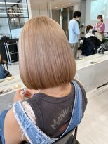 アンドスタイル(&style)&nbsp;【大名　中山】ホワイトベージュ　ブロンドヘア　ケアブリーチ