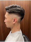 スキンフェード×形状記憶パーマ