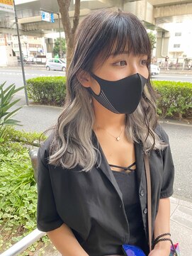 バイブアンドアネックス(VIBE & ANNEX) ハイライト×インナーカラー☆silver