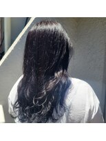 アジールヘア 池袋東口店(agir hair)&nbsp;インナーカラーブルー韓国風ティーンズカラー池袋池袋東口