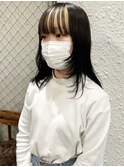 ダブルカラーミルクティーベージュカラーインナーカラーブリーチ