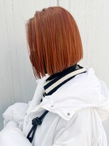 アルバム 渋谷パルコ(ALBUM) オレンジボブ_ピンクブラウン切りっぱなしボブ_ba375063