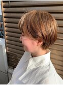 ハイトーンショート/ブリーチ無しダブルカラー