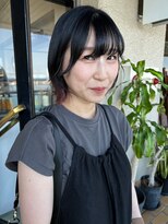 フィルム(FiLMs) ショートボブ/インナーカラー★アッシュパープル