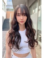 リークフー(Ree cu fuu)&nbsp;10代20代30代40代前髪　ロングウェーブヘア　藤沢