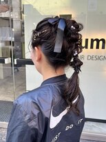 スミ(sumi)&nbsp;結婚式ヘアセット×編みおろしstyle