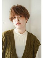 シェル 立川(shell) くびレイヤーエモージュグレージュカラーくびれショート【立川】