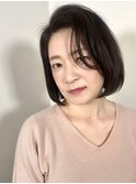 50代からの大人ボブ