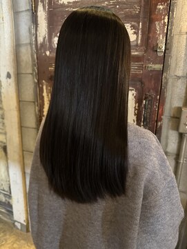 髪質改善と縮毛矯正の専門店 サンティエ(scintiller) 艶髪ロング
