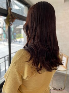 ジル アンク(Jill ankh) 《Jillankh 姫路駅前》ピンクブラウン 艶髪 ロング 暖色系