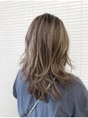 白髪ぼかしハイライト