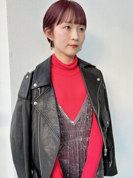 ラヴィズム 松崎店(LUVISM) ショートカット丸みショート耳掛けひし形小顔 東区松崎