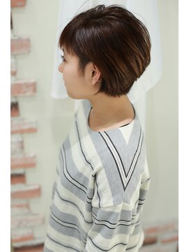 アルトリスト(Altruist Aging×HAIR&SPA) ☆イメチェンピンクベージュアンブレラカラー前髪クールショート