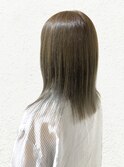 オンブレグレージュオリーブベージュくびれミディ大人美人