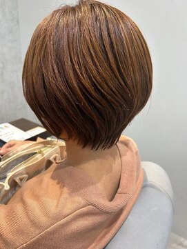 ミューシェレゴ(meauche...lego) ショートカット/ブラウンカラー/前下がりショート