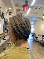 ベレッタ 枚方店(veretta.)&nbsp;アンブレラカラー　　担当齊藤/デザインカラー/ハイライト/小顔