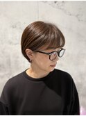 ★くびレイヤーエモージュ愛されショートボブ艶髪